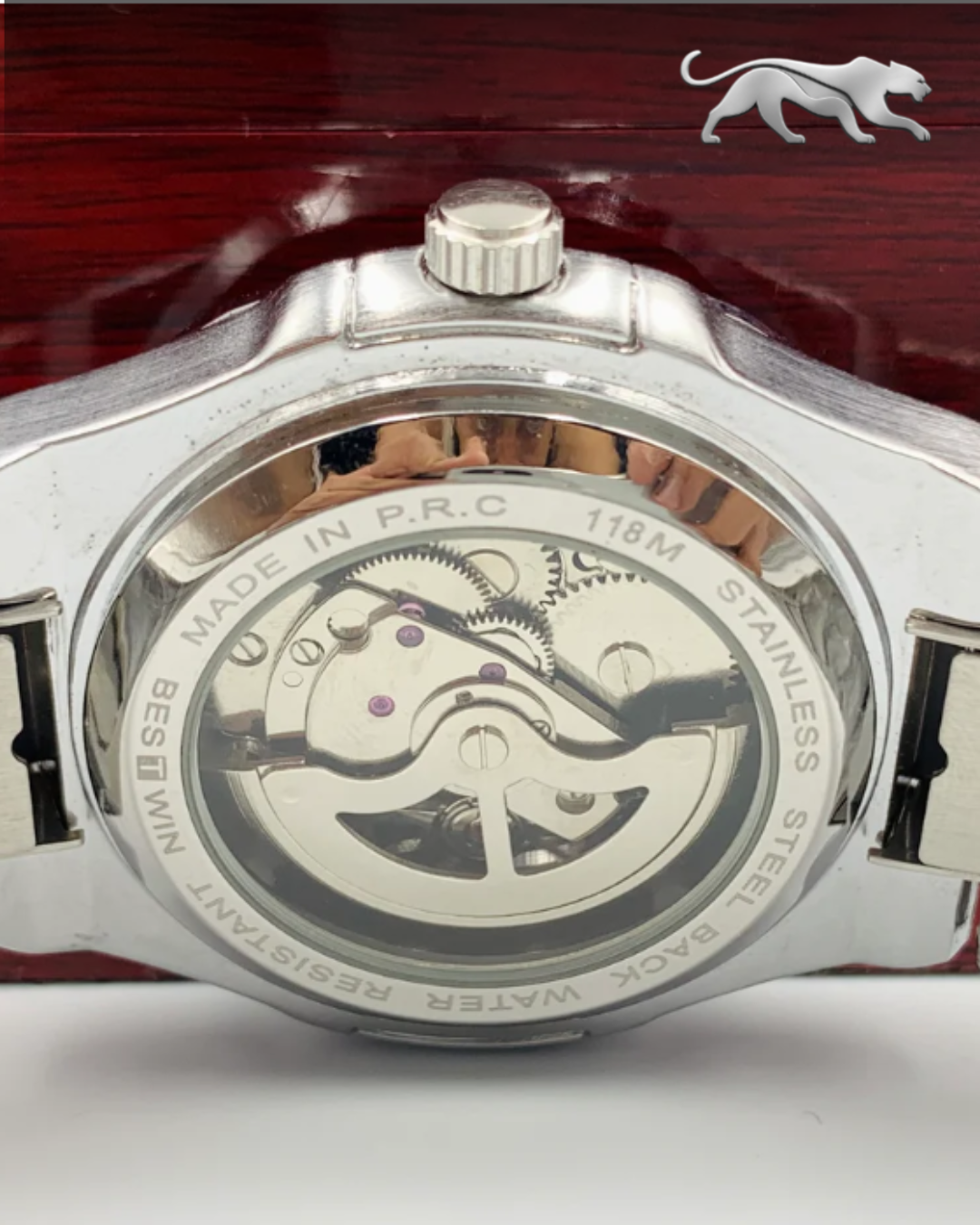 PP Skeleton Automatic Mechanical Watch