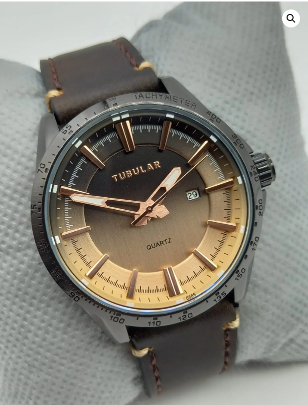 Tubular Analog Date watch (D-5685)