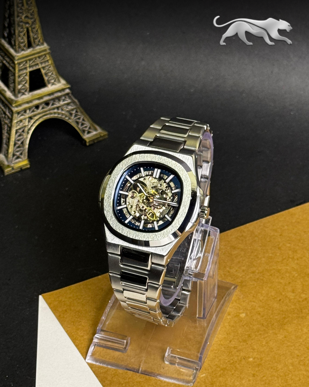 PP Skeleton Automatic Mechanical Watch