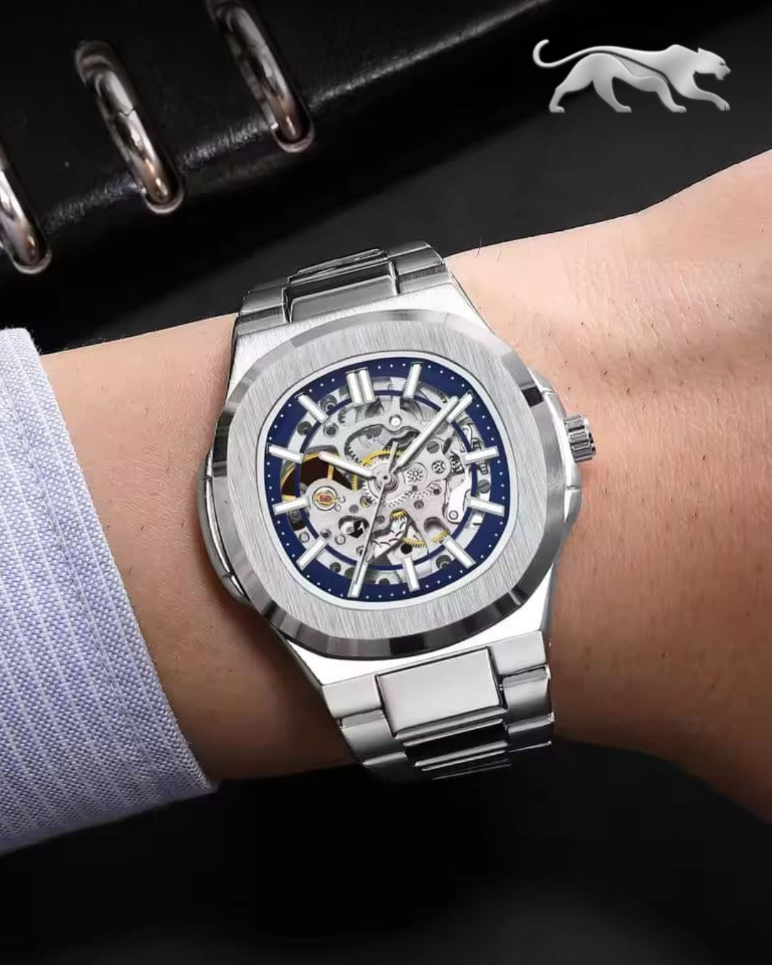 PP Skeleton Automatic Mechanical Watch